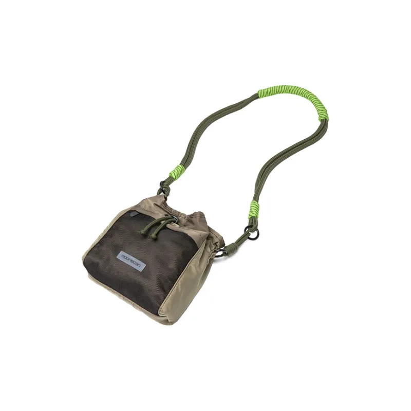 COMBACK Polyamide Crossbody Bag Trumpets Unisex Light Khaki/Orange & Green-1
