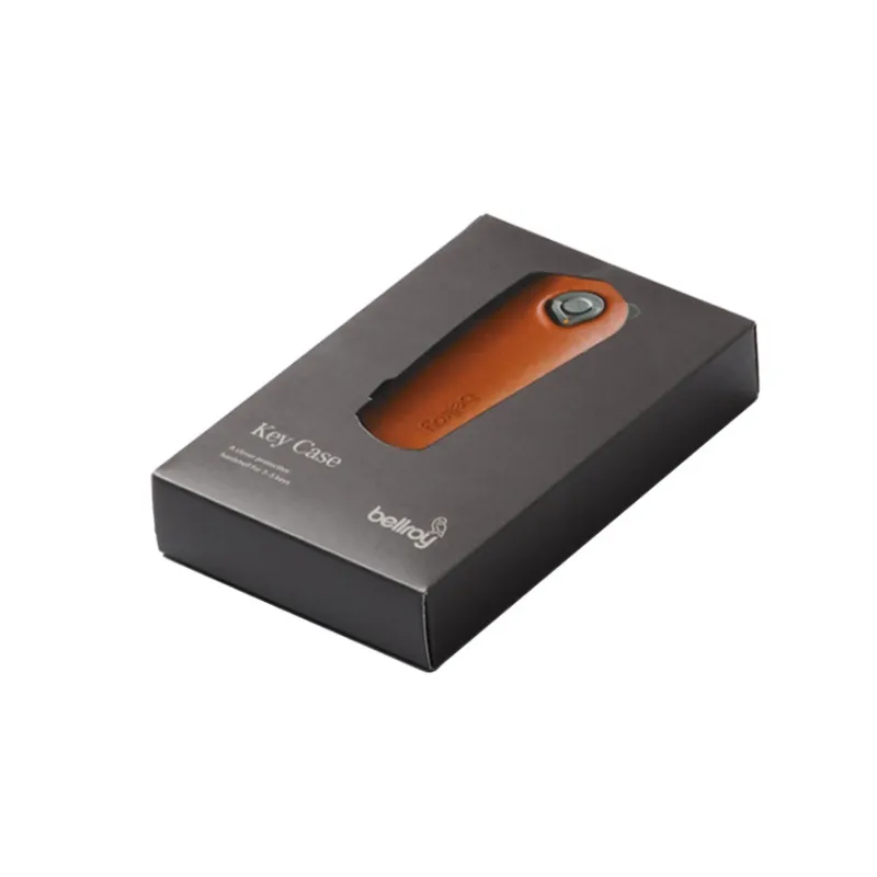 BELLROY Cow Leather Key Pouch Regular Unisex Terracotta Brown-3