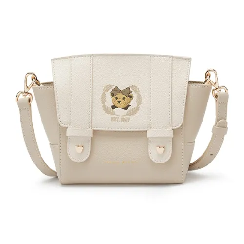 Teenie Weenie Crossbody Bags Light Apricot/Milk White