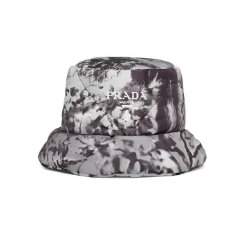 PRADA Bucket Hats Men Gray