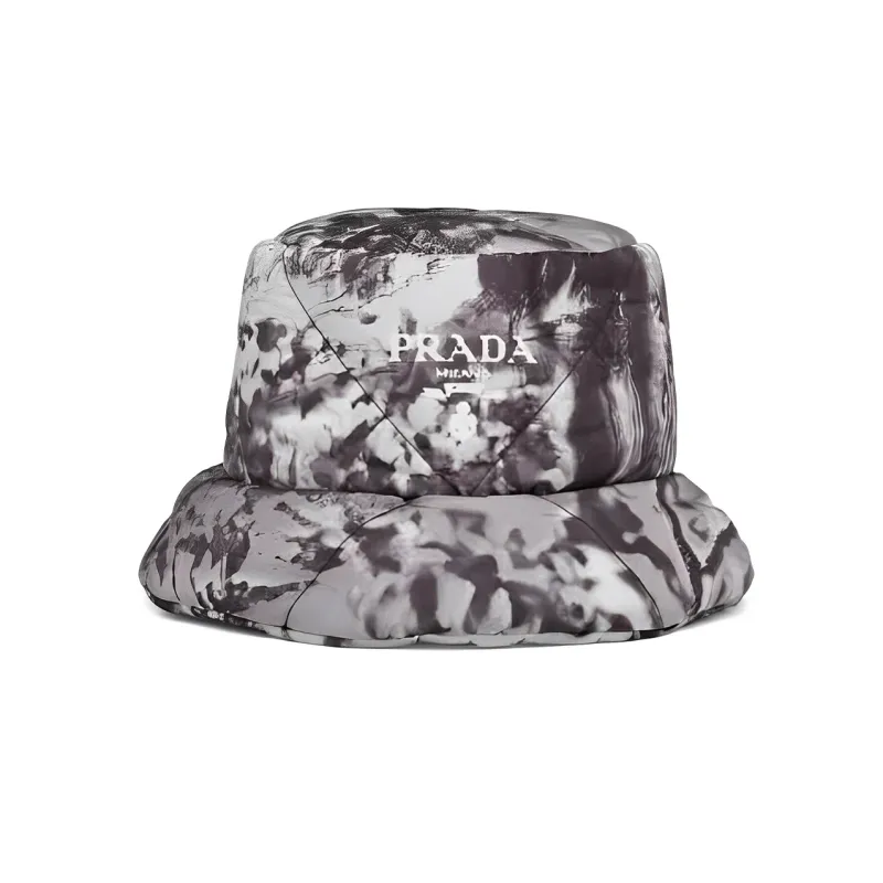 PRADA Bucket Hats Men Gray-0