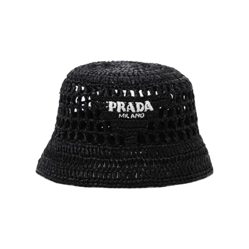 PRADA Bucket Hat Men Black