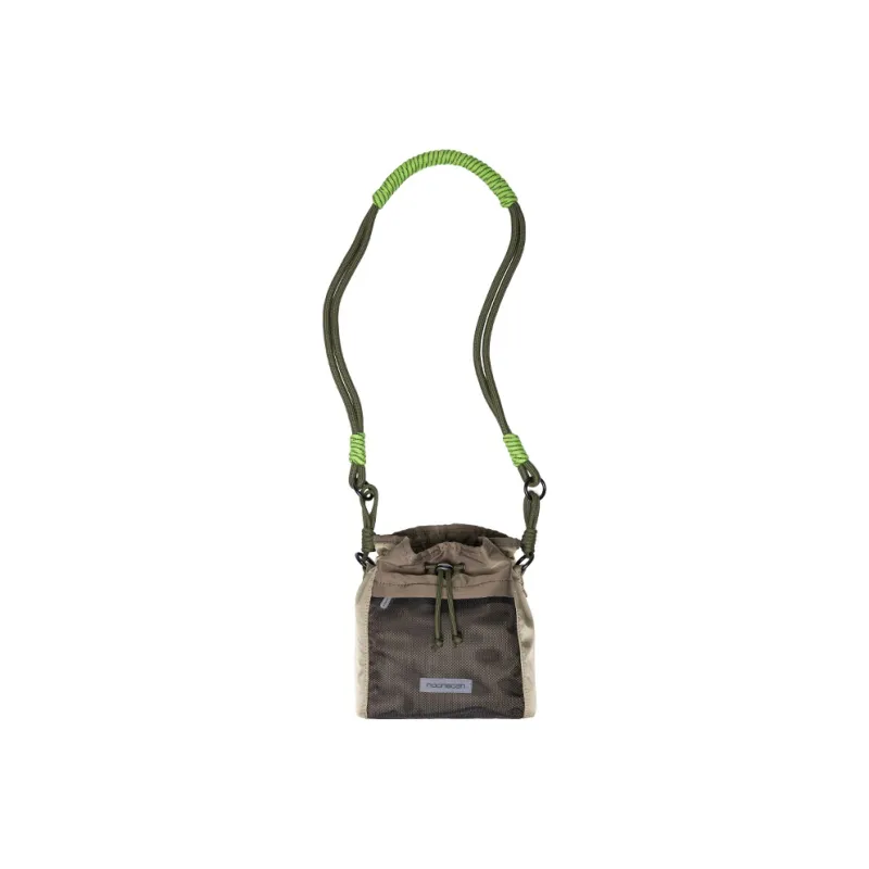 COMBACK Polyamide Crossbody Bag Trumpets Unisex Light Khaki/Orange & Green-0