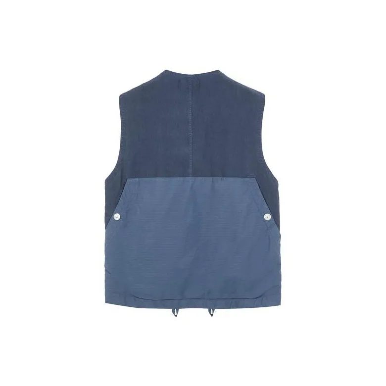 STONE ISLAND SS23 Vest Men's Blue-1