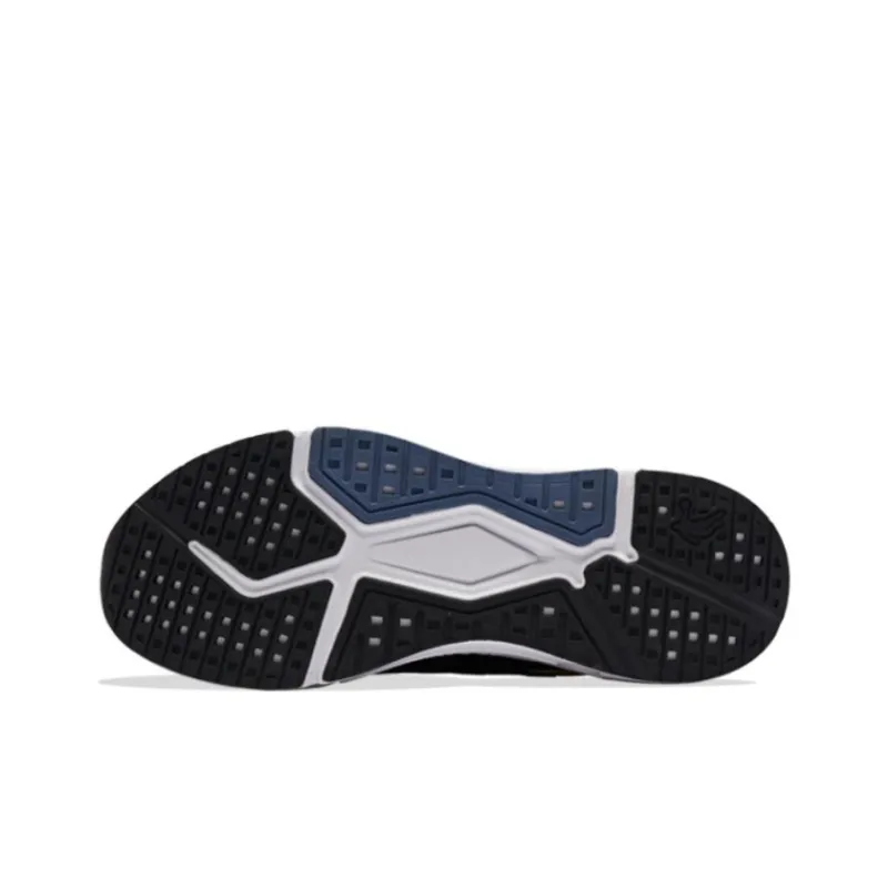 QIAODAN Anti-Slip And Wear-Resistant Breathable Low-Top Running Shoes Men's Black Gray Blue-3