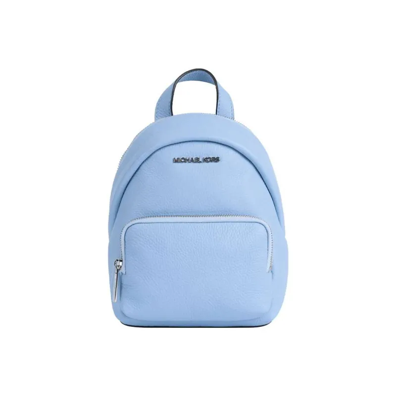 MICHAEL KORS Erin Pebbled Leather Backpack Mini Women's Blue-0