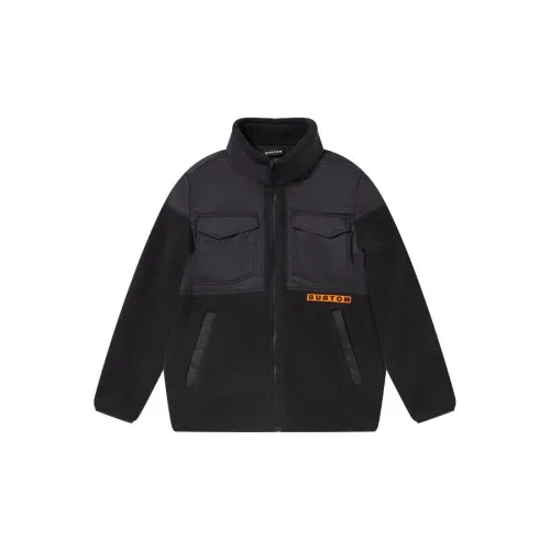 BURTON Velvet Jackets Unisex Black