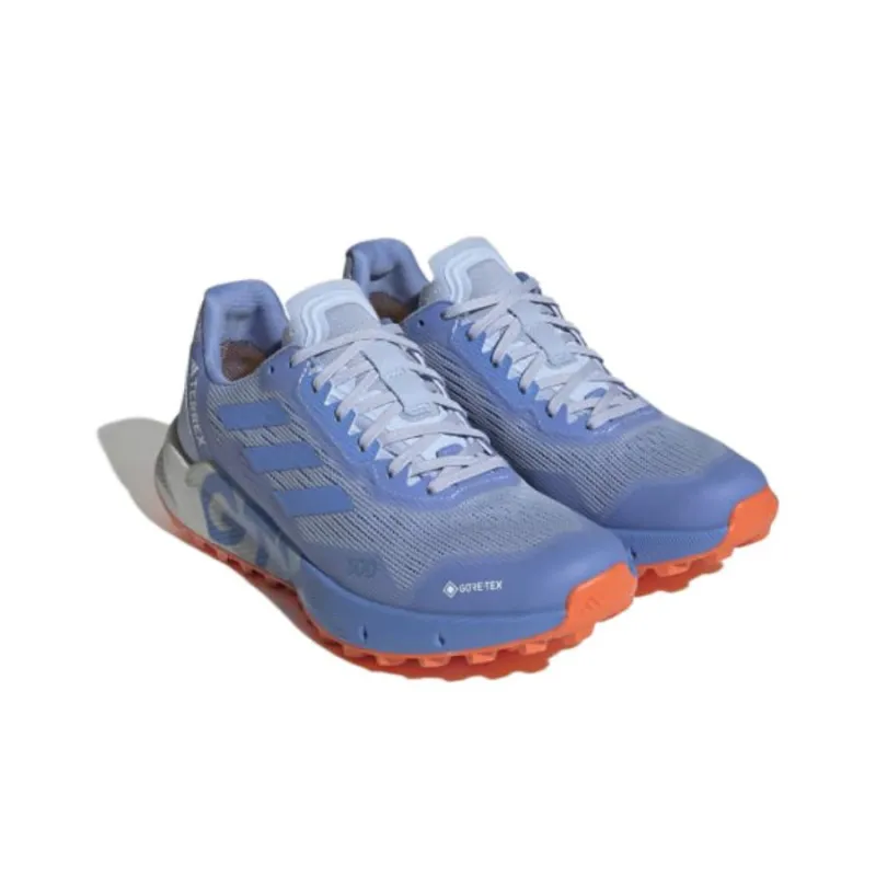 adidas Terrex Agravic Flow 2.0 GORE-TEX 'Blue Dawn Orange'-2