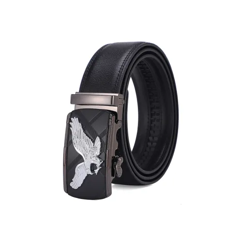 KENMO Premium Cow Leather Eagle Logo Fashion Automatic Buckle Width 3.5cm Present Box Included Leather Belts Men's