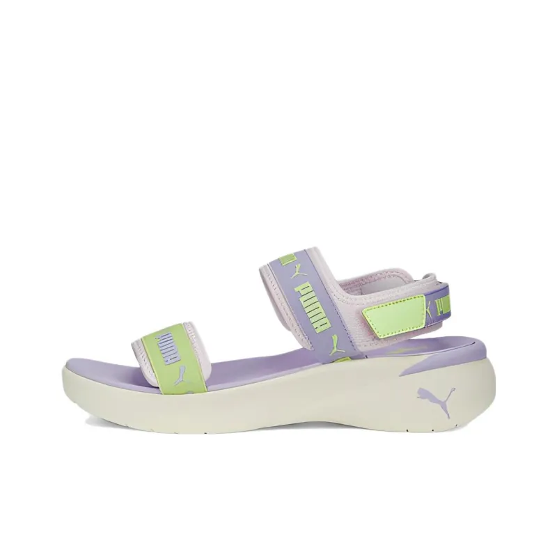 PUMA Sports Sandals Women's Purple Green-0