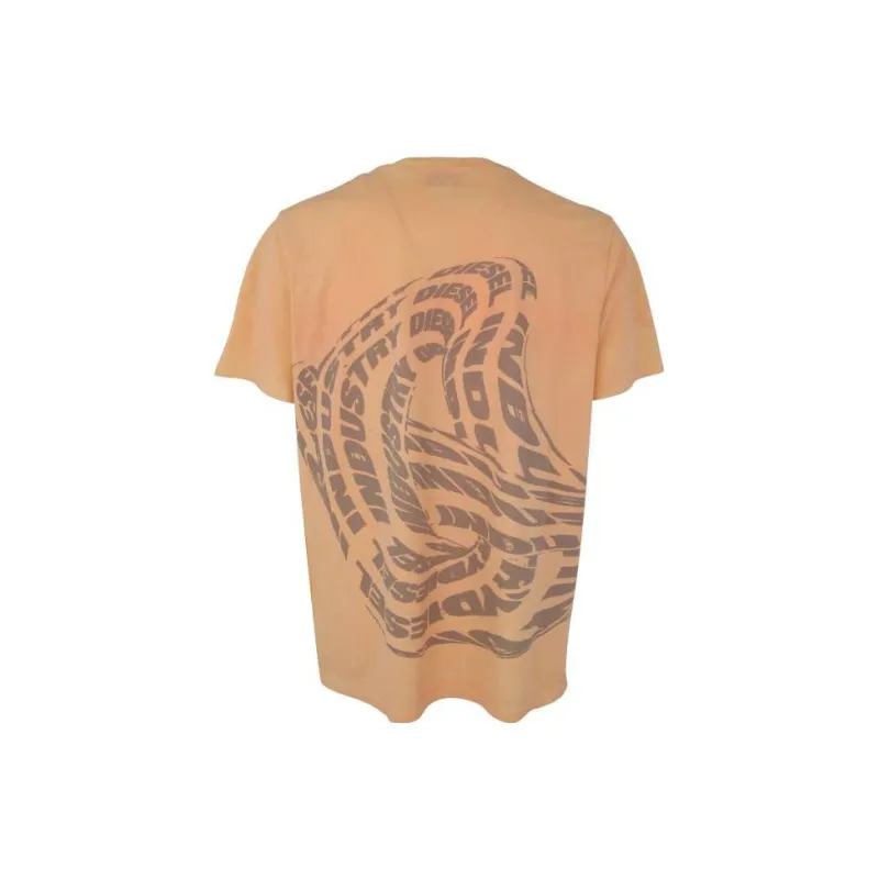 DIESEL T-Shirts Men Orange-1