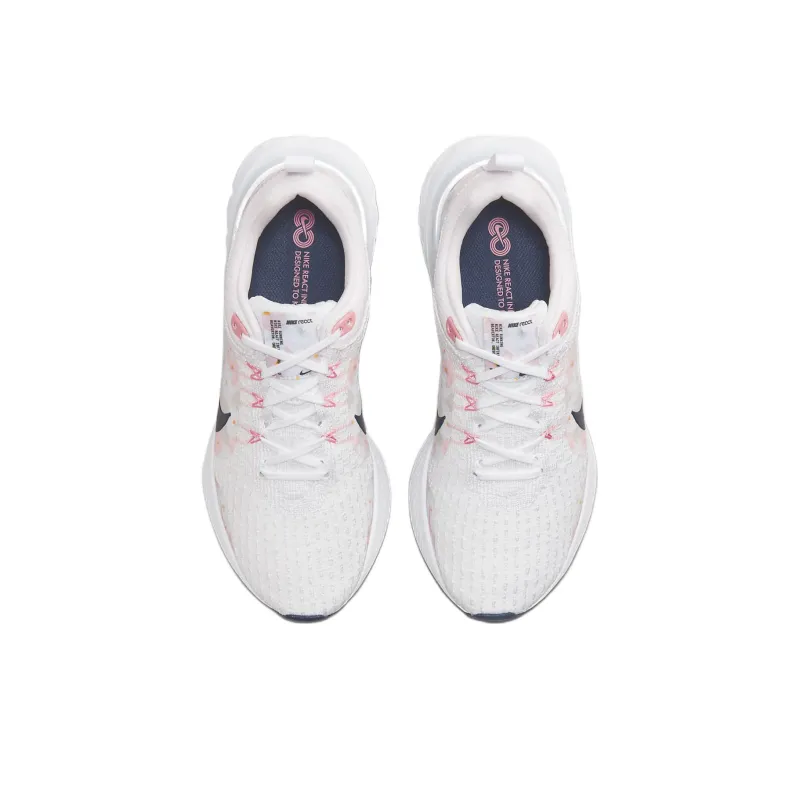 Nike React Infinity Run Fk 3 Prm 'White Navy Pearl Pink' Women's-3