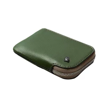 BELLROY Cow Leather Card Holder, Wallet Regular Unisex Field Green