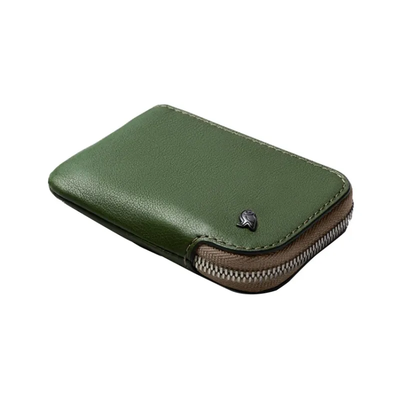 BELLROY Cow Leather Card Holder, Wallet Regular Unisex Field Green-0