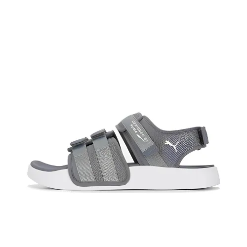 PUMA Leadcat City Sandal Beach Sandals Unisex Gray/White