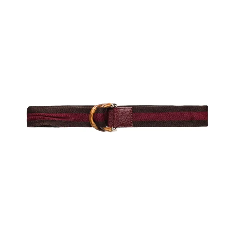 GUCCI Leather Belts Women's Red-0