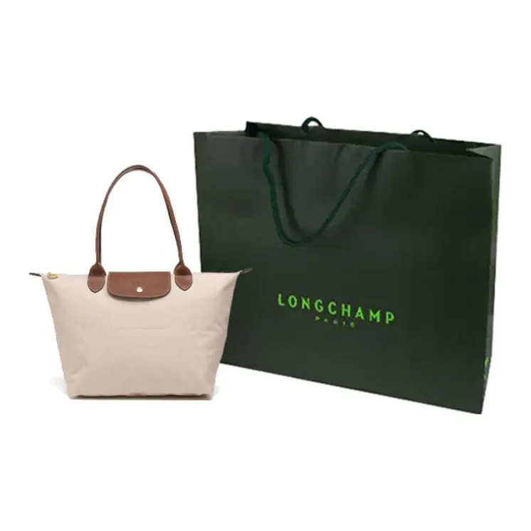 LONGCHAMP Le Pliage Fabric Dumpling Bag Handbag Shoulder Bag Medium Size Women's Paper Color-9