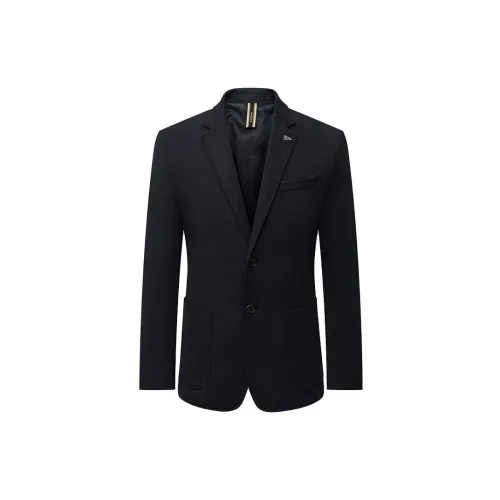 HAZZYS Business Suits Men Navy Blue