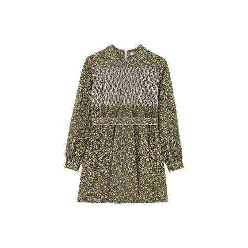 Maison Kitsune Spring And Summer Daytail Capsule Collection Long-Sleeved Dresses Women's Green