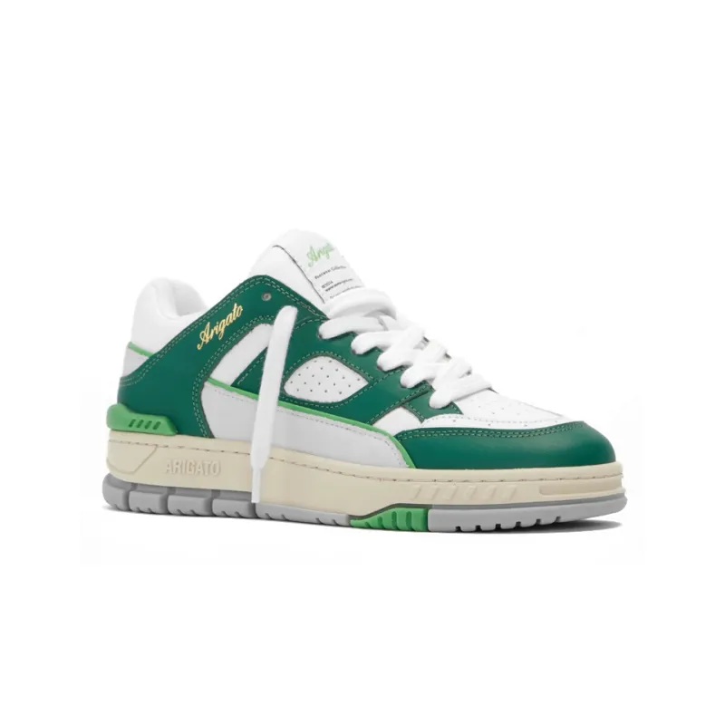 Axel Arigato Low Top Stylish Skateboarding Shoes Women's White Green-1