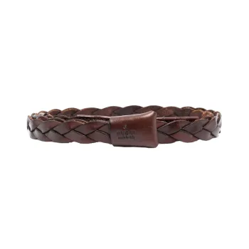 GUCCI 1990s Braided Leather Belt