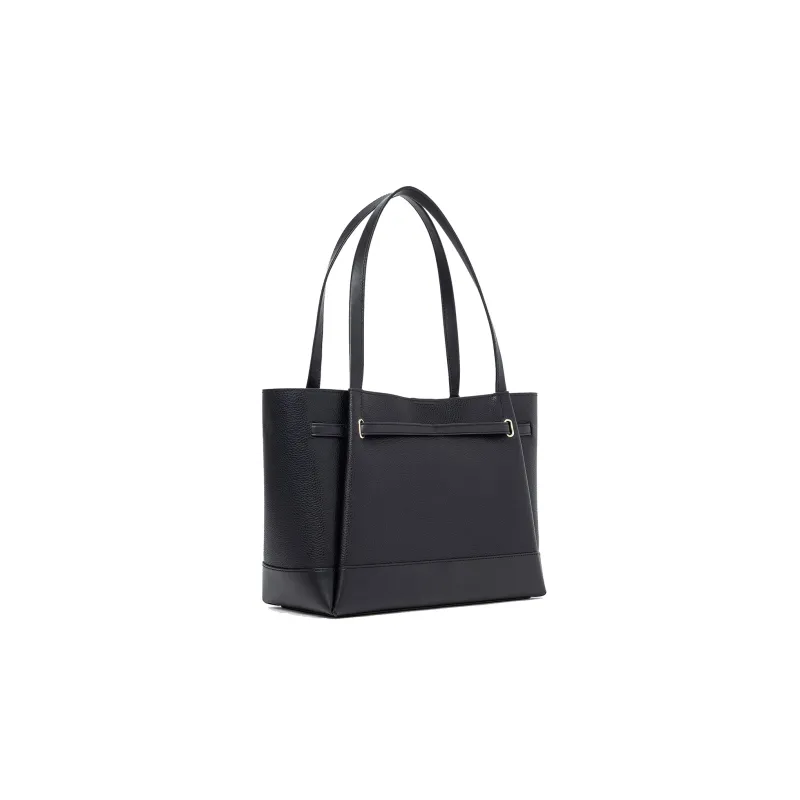 MICHAEL KORS Litchi Grain Cow Leather Tote Bag, Shopping Bag, Handbag, Shoulder Bag Women's Black-1