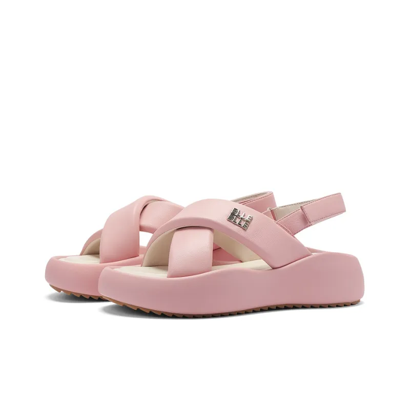 ELLE One Strap Slippers 4cm Women's-13