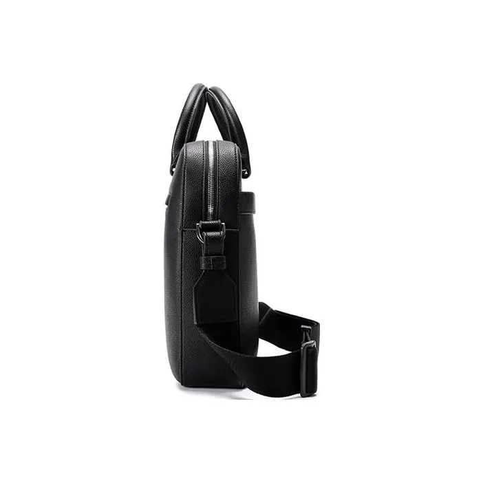 HUGO BOSS SS23 Polyester Laptop Bag, Briefcase, Shoulder Bag, Handbag Regular Men's Black-2