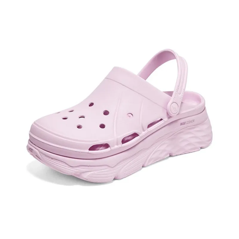 Skechers Max Cushioning Monster Bubbles Clogs Women's Pink Purple-2
