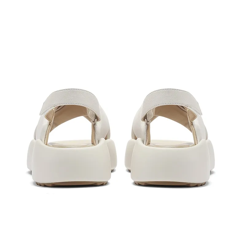 ELLE One Strap Slippers 4cm Women's-9