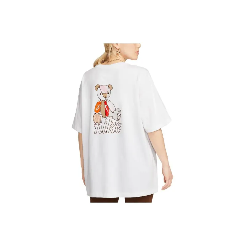 Nike T Shirts Women's White-1