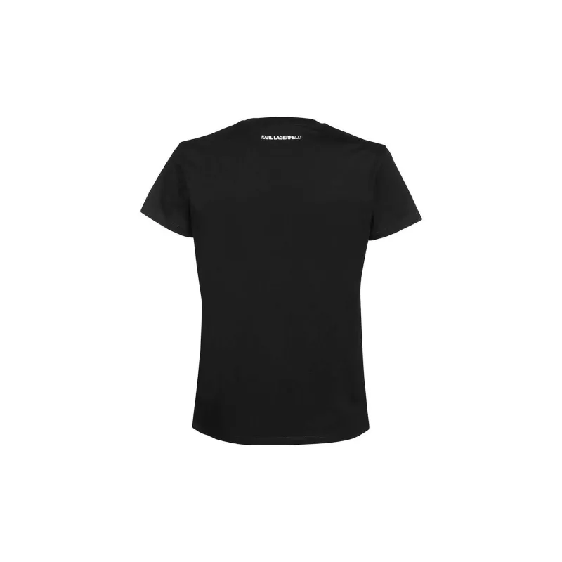 KARL LAGERFELD / Karl Lagerfeld Jeans Ikon Rhinestone T shirt-1