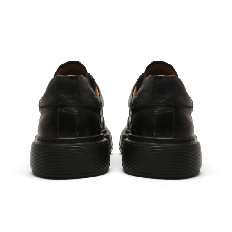 Anthony Miles Stylish Skateboarding Shoes Men's Black-3