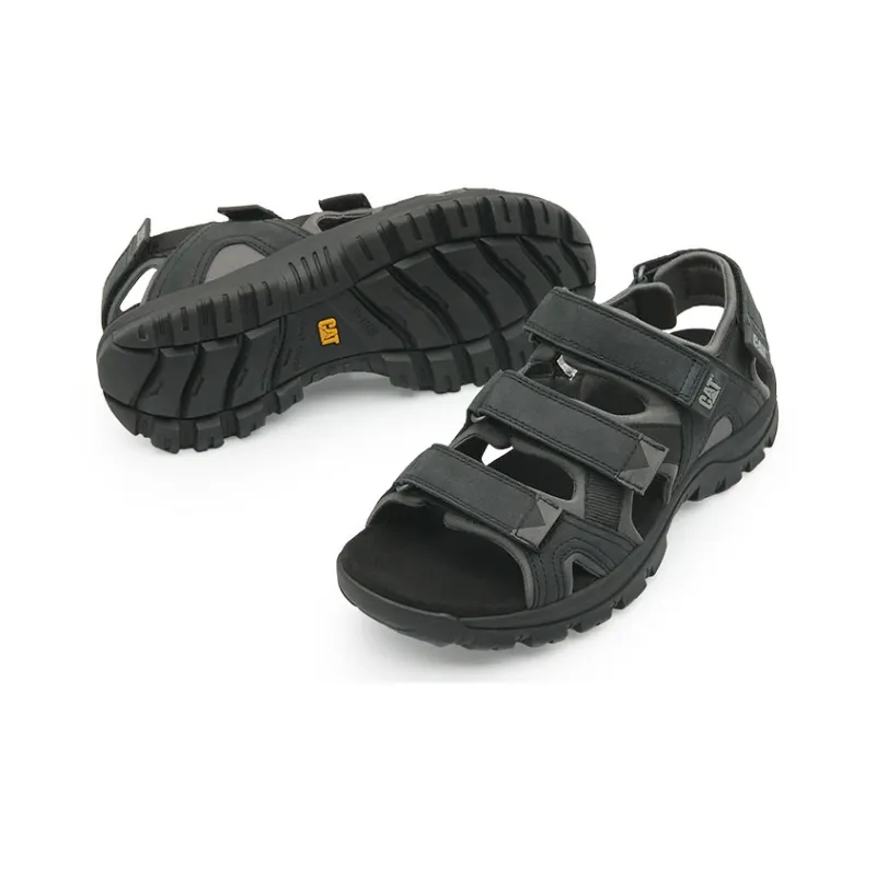 CAT Beach Sandals Men Black-2