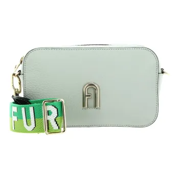 Furla Primula Grained Leather Camera Bags Crossbody Bag Shoulder Bag Women's Green