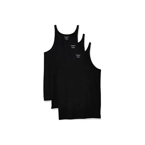 EMPORIO ARMANI Tank Tops Men 3-Pack Black