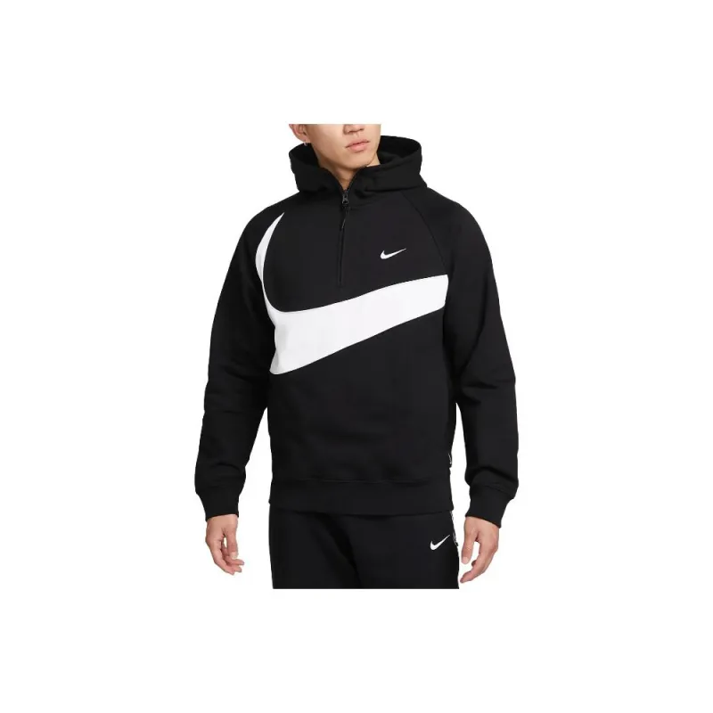 Nike Sportswear Big Swoosh Half Zip Hoodie Asia Sizing-2