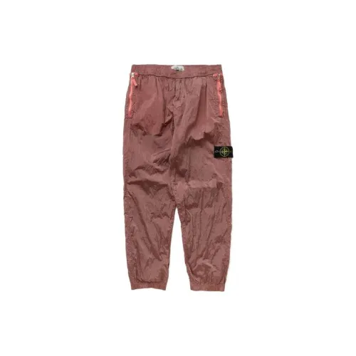 STONE ISLAND Knitted Sweatpants Men Pink