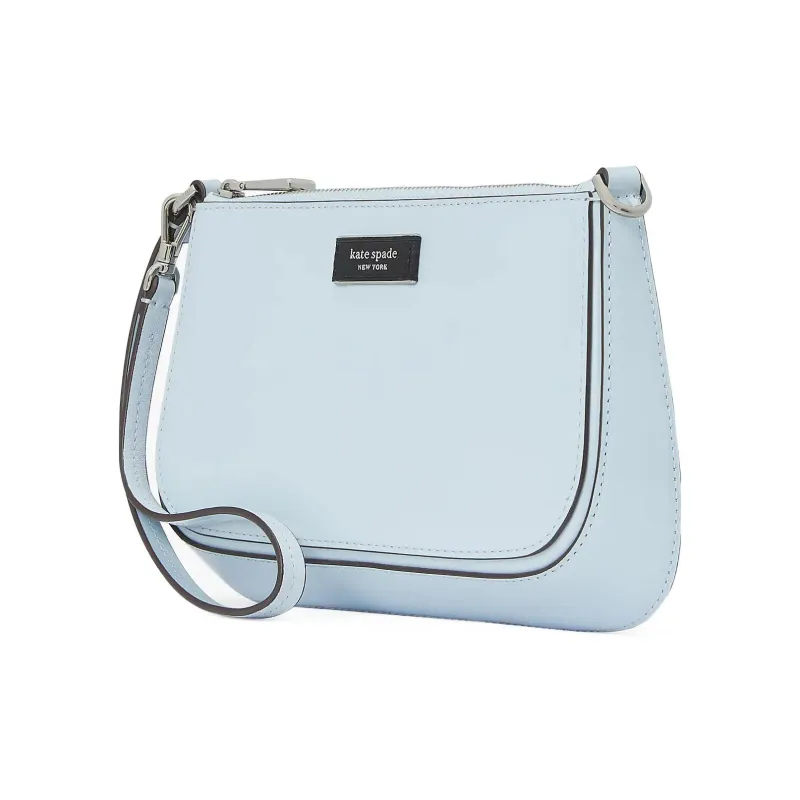Kate Spade Sam Leather Envelope Bag Clutch Handbag Mini Women's Blue-1
