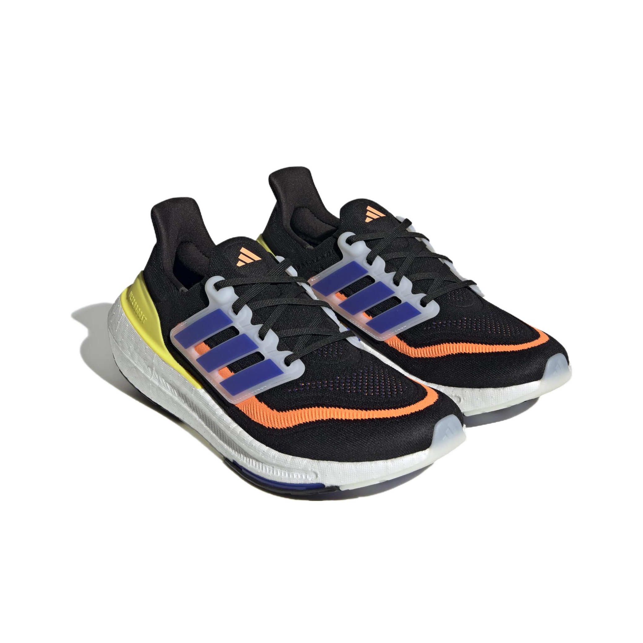 Adidas Ultra Boost Light Black Lucid Blue Yellow POIZON