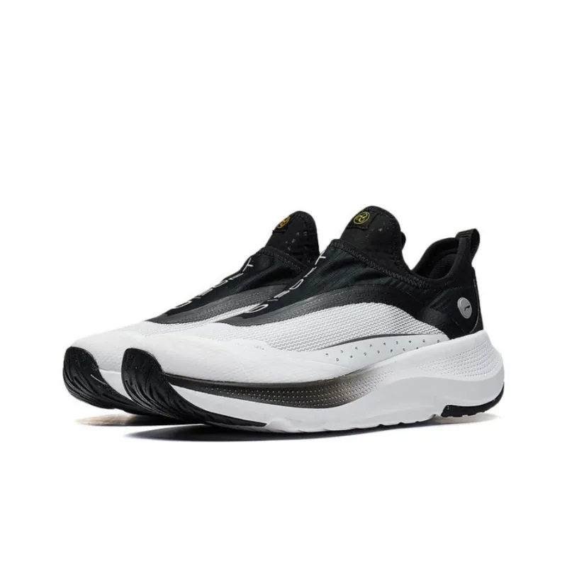 LiNing Soft Go Anti Slip Wear Resistant Low Top Casual Shoes Women's White Black-2