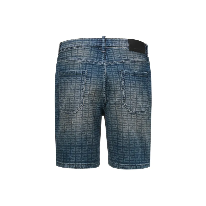 23R+ Denim Shorts Men Blue-1