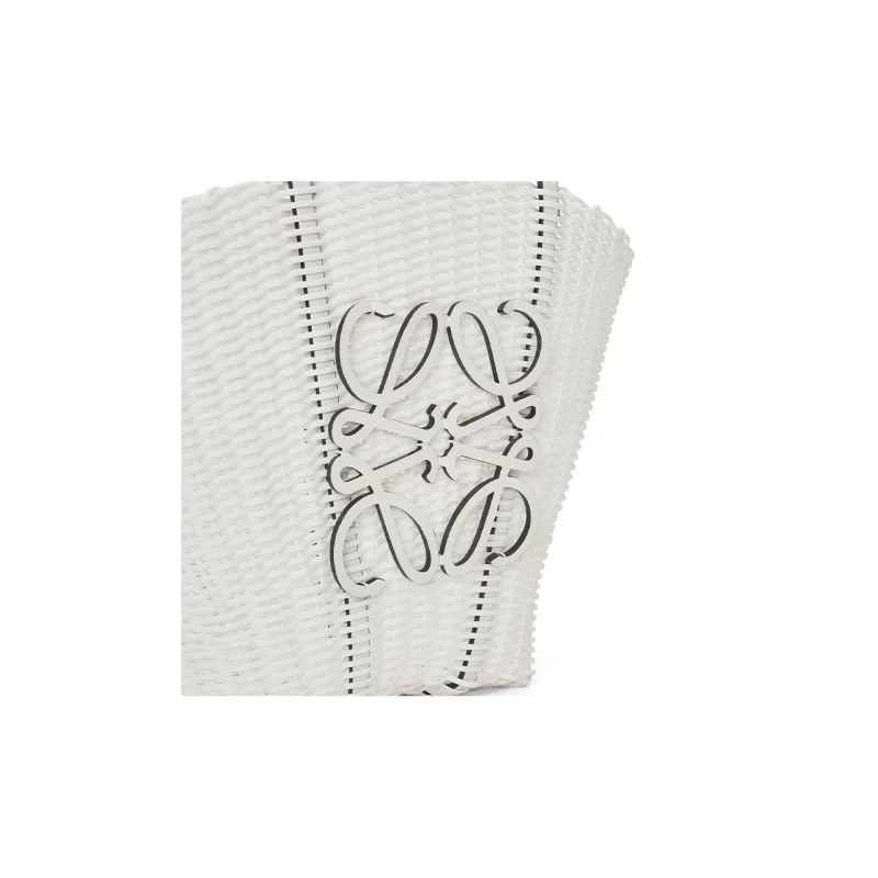 LOEWE Basket Polypropylene Handbags Shoulder Bags Women's White-4