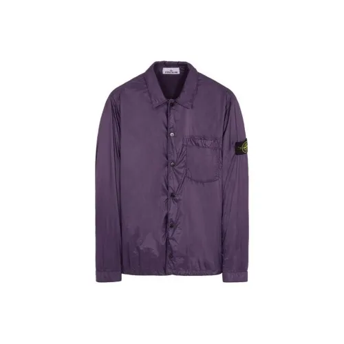 STONE ISLAND Jackets Men Purple