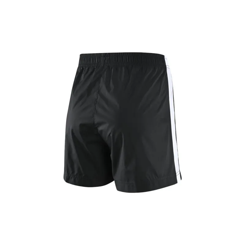 Nike Women'ss Logo Print Woven Shorts Black-1