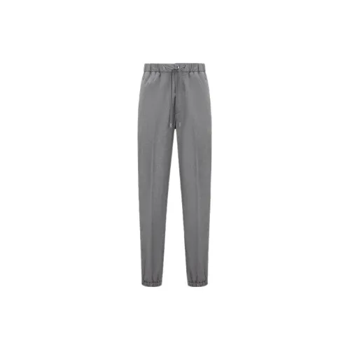 Moncler Knitted Sweatpants Men Gray