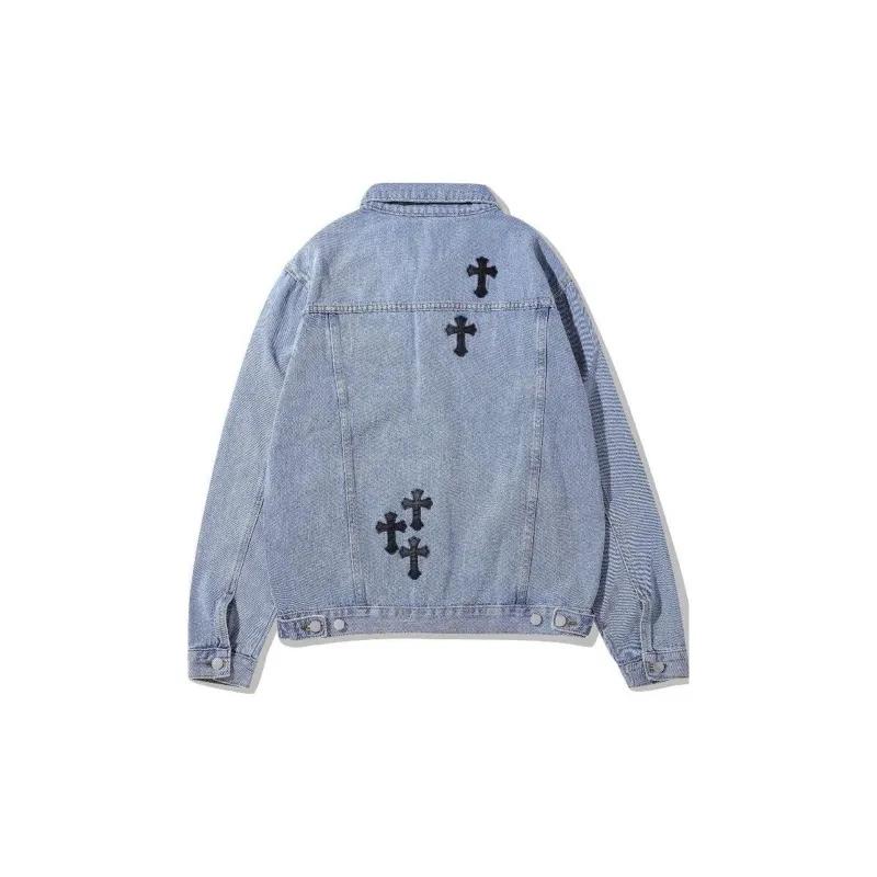 Chrome Hearts SS23 Denim Jacket Men's Blue-1