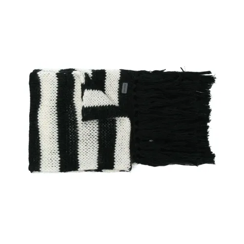 SAINT LAURENT Knit Scarves Men Black