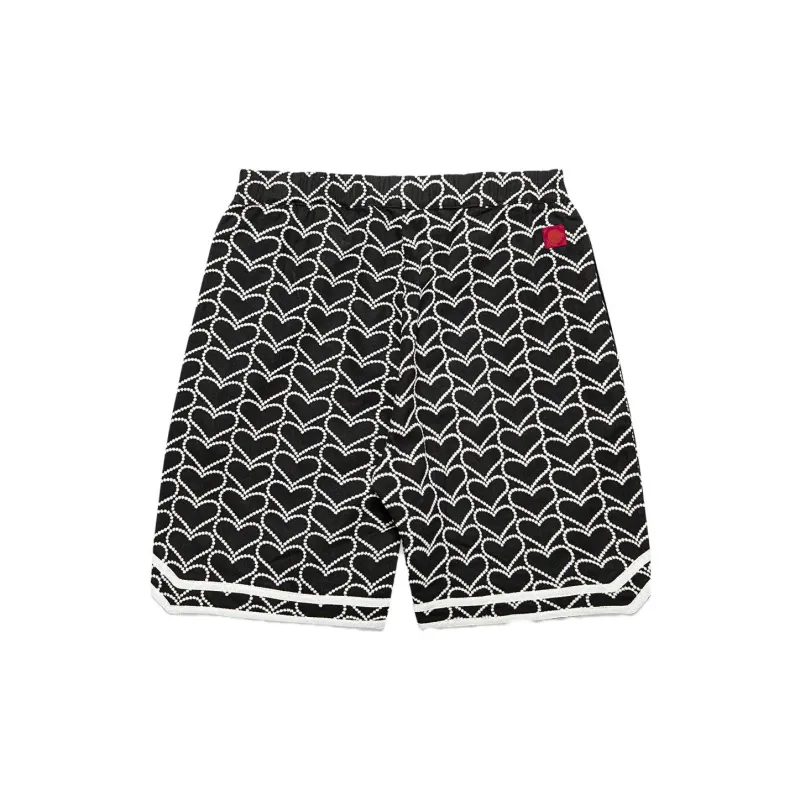 Emotionally Unavailable X CLOT Emotionally Unavailable Co-brand Casual Shorts Unisex Black-1