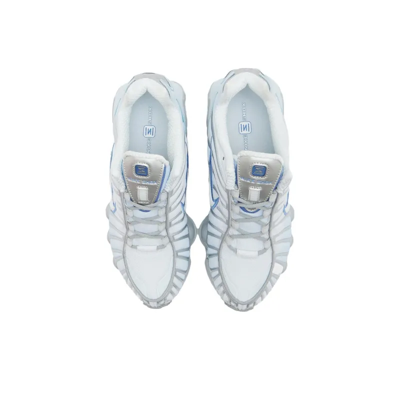 Nike Shox TL Series 'Grey Light Blue' Durable Breathable Low Top Running Shoes Men's White Blue-2